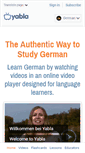 Mobile Screenshot of german.yabla.com